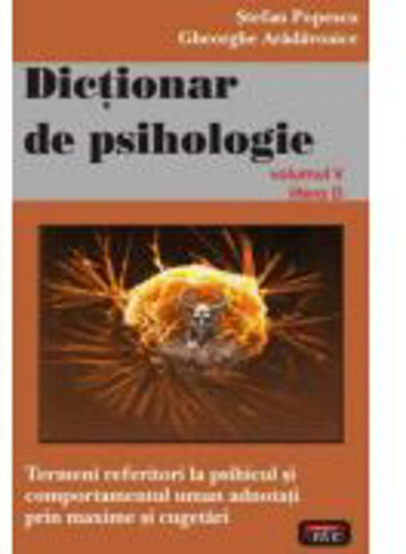 Dictionar de psihologie vol. 5 - Stefan Popescu