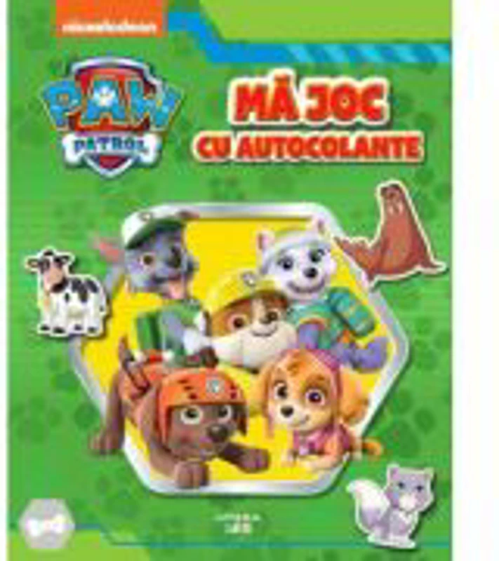Patrula Catelusilor. Ma joc cu autocolante. Carte de activitati