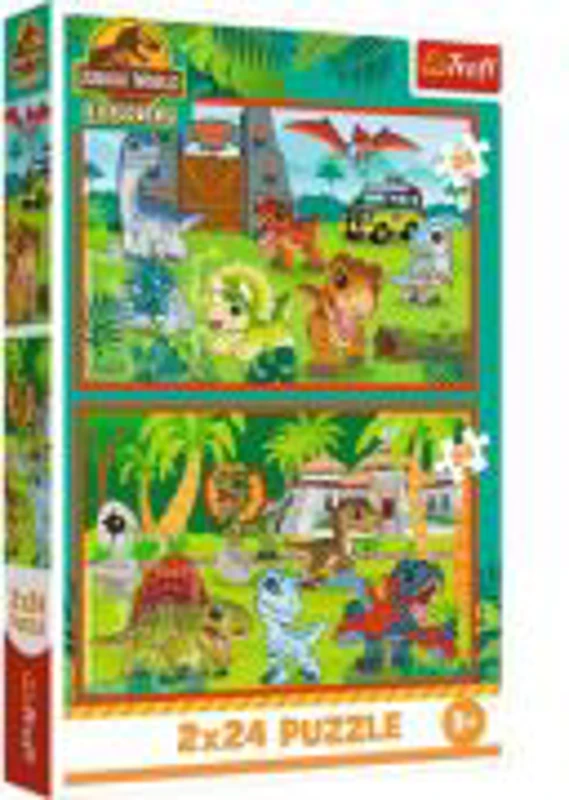 PUZZLE TREFL 2X70 JURASSIC WORLD UNIVERSUL JURASSIC PARK