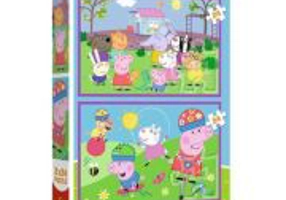 PUZZLES 2X24 PEPPA PIG O ZI LA JOACA CU PEPPA PIG