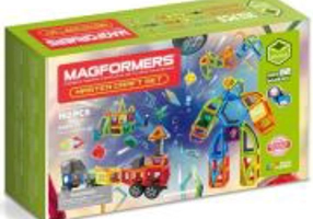 Joc magnetic de constructie, set - Gigantic, 162 piese, Magformers Master Craft