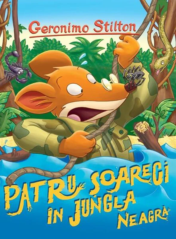 Patru șoareci în jungla neagră - Paperback brosat - Geronimo Stilton - RAO