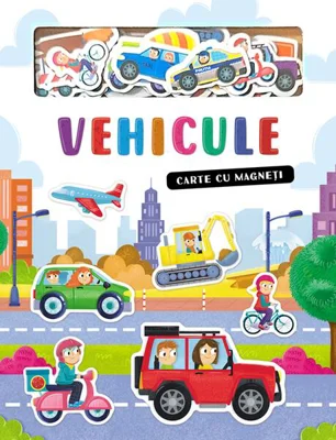 Vehicule. Carte cu magneți - Board book - Prut