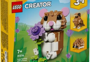 LEGO Creator. Hamster adorabil cu o floare 31376, 166 piese