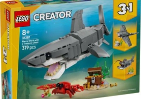 LEGO Creator. Rechin feroce cu un cufar de comori 31381, 379 piese