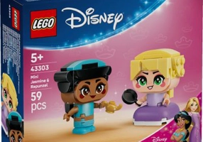 LEGO Disney. Miniprintesele Jasmine si Rapunzel 43303, 59 piese