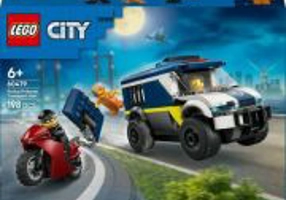 LEGO City. Duba pentru prizonieri a politiei 60479, 198 piese