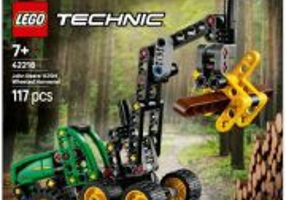 LEGO Technic. Utilaj de taiat si stivuit copaci John Deere 1470H 42218, 117 piese