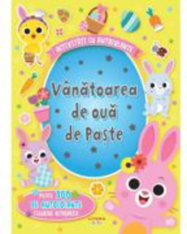 Activitati cu autocolante. Vanatoarea de oua de Paste - Pamela Barbieri
