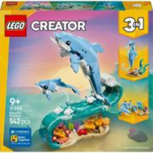 LEGO Creator. Animale marine Delfini superbi 31385, 542 piese