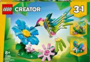 LEGO Creator. Animale salbatice Colibri colorat 31384, 312 piese