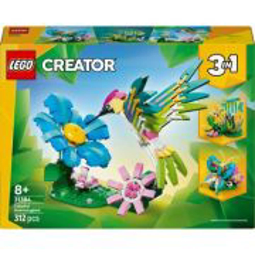 LEGO Creator. Animale salbatice Colibri colorat 31384, 312 piese