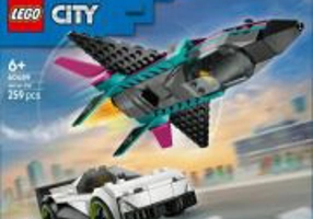 LEGO City. Avion cu reactie vs masina 60489, 259 piese
