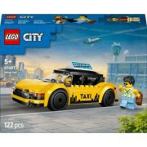 LEGO City. Taxi galben 60487, 122 piese