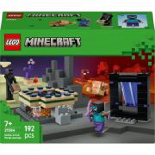 LEGO Minecraft. Calatorie prin portalurile Nether si End 21584, 192 piese