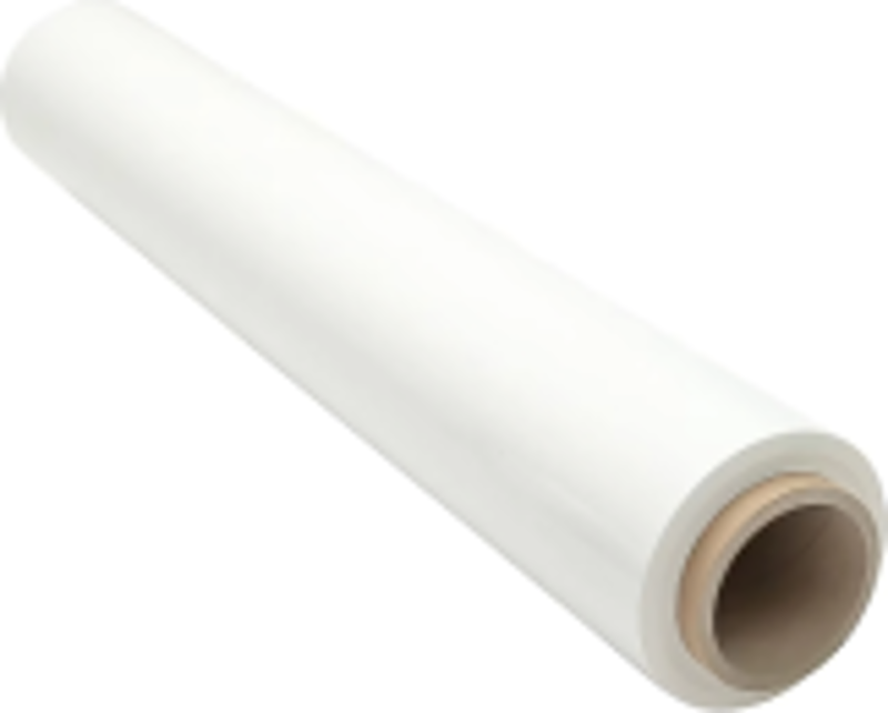 Folie stretch alba, 1.50kg, tub 200gr, 1.30kg folie, 23mic, 500mm
