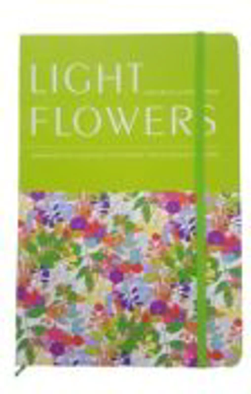 Jurnal A5 CNX Light Flowers 3783-38L / 5703-2 / 5703-10, 160 pagini, coperta carton, cu elastic