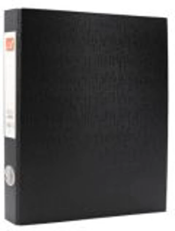 Caiet mecanic A4 Nr. 501, coperta carton plastifiat, negru, 4 inele, eticheta pe cotor