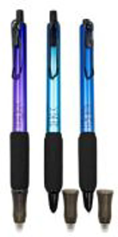 Stilou cerneala termosensibila CNX, cu mecanism click, grip moale, varf 0. 38mm, diverse culori