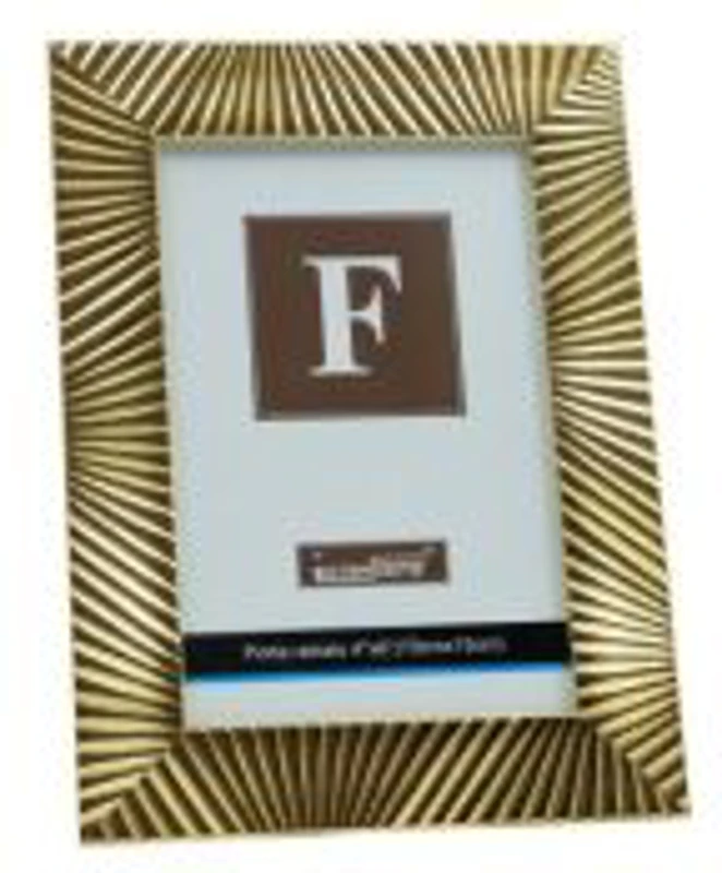 Rama foto No.K111, PVC, 10x15cm, auriu/auriu deschis