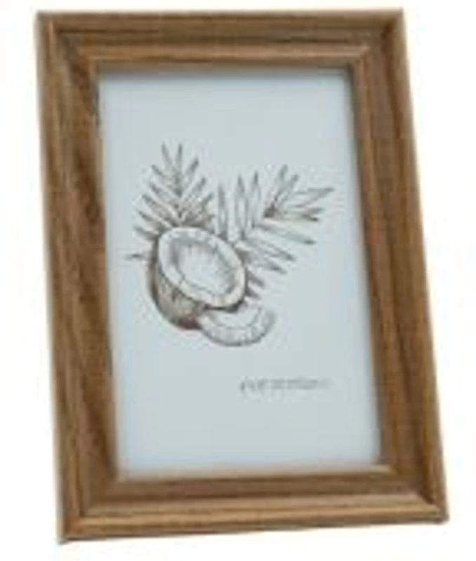 Rama foto No. K115, PVC, 10x15cm, maro natur