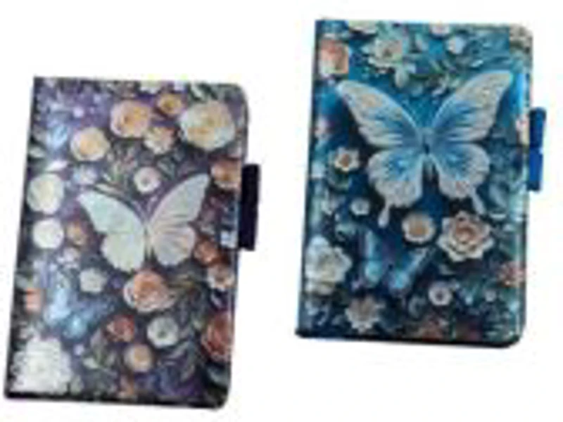 Jurnal C6 CNX 6500-35, 160 pagini, fluturi, coperta carton, cu suport de pix