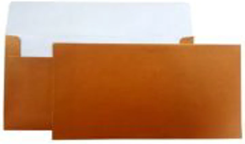 Plic color DL CNX, bronz metalizat, 120g/mp, 110x220mm, autoadeziv, set 10 buc