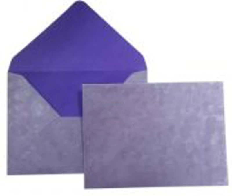 Plic color CNX, violet metalizat, 120g/mp, 130x180mm, cu model, set 10 buc