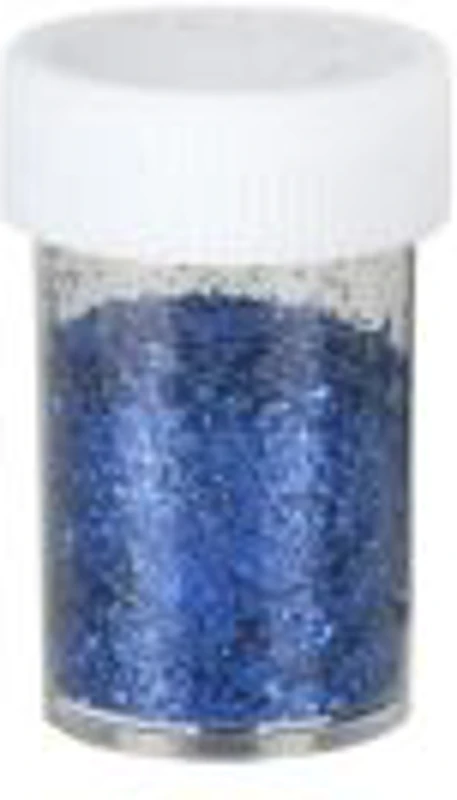 Sclipici decorativ pulbere, albastru, set 12 buc, Colorarte