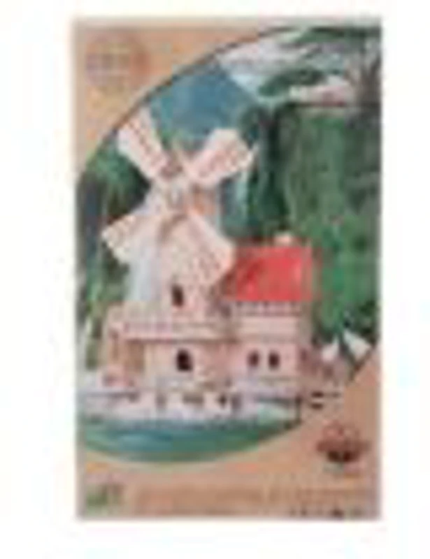 Puzzle lemn 3D - Moara de vant cu moara de apa, 3 foi, Colorarte