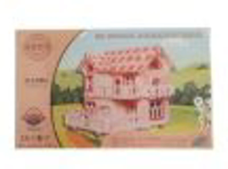 Puzzle lemn 3D - Casa cu etaj in stil european, 3 foi, Colorarte