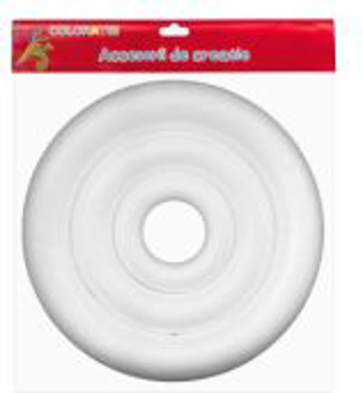 Accesorii creatie - polistiren - cerculete albe, 10/17/25cm, set 3 buc, Colorarte, MY07