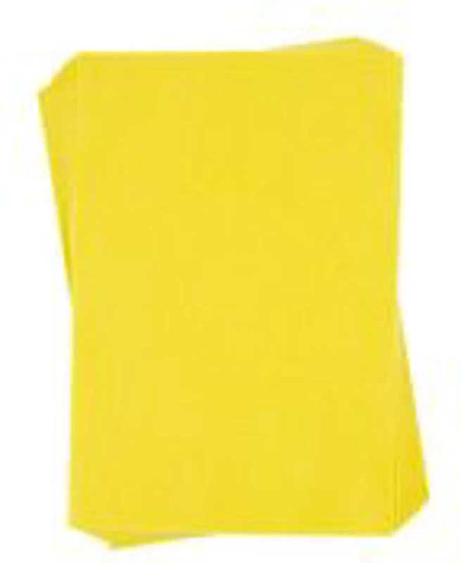 Coli fetru A4, 1mm, galben, set 10 coli, Colorarte