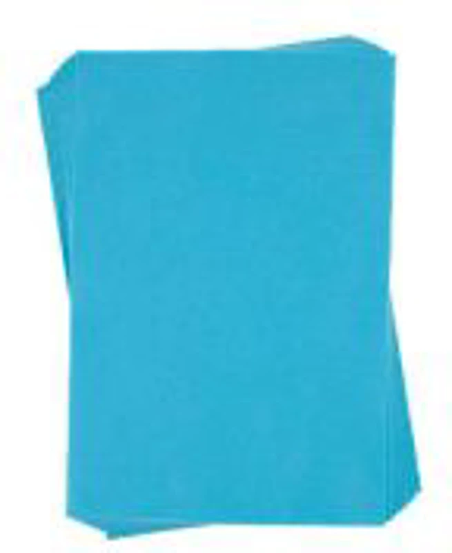 Coli fetru A4, 1mm, albastru turqoise, set 10 coli, Colorarte