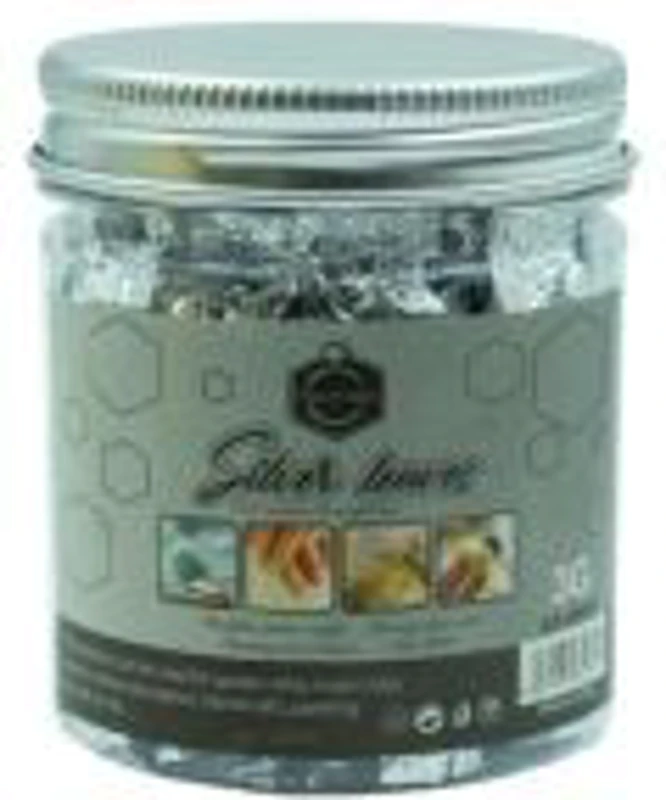 Foita COLORARTE SJB-0002S, argintie, 3g, borcan