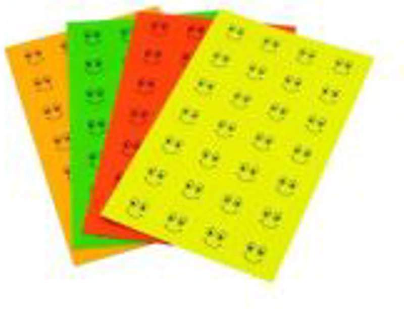 Abtibilduri - calificativ Bine, 28 buc/coala, 10 coli, 280 buc, 20mm, 28/A6, set 10 coli, Colorarte