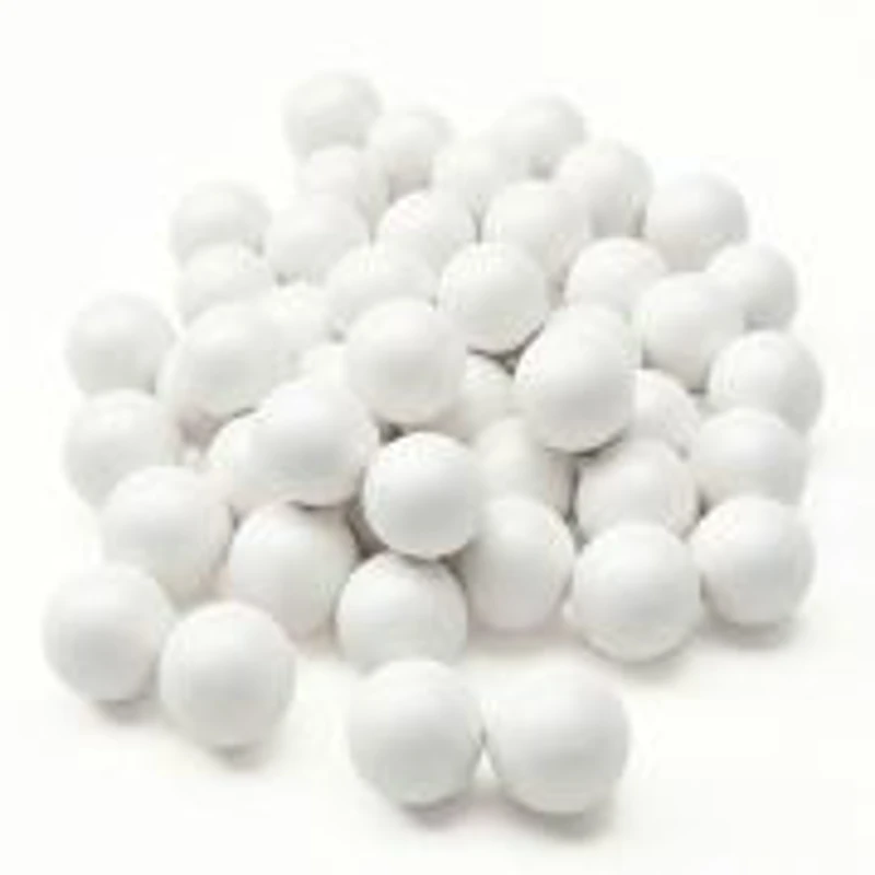 Accesorii creatie - polistiren - sfera mica, alb, 1cm, set 45-55 buc, Colorarte