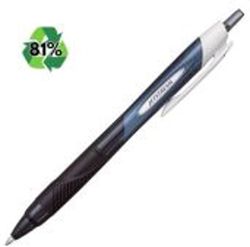 Pix Jetstream Uni-ball SXN-150E, 1. 0mm, cu mecanism, grip cauciucat, 81% din materiale reciclate, negru