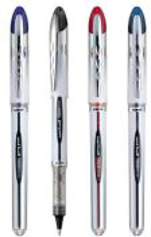 Roller Uni-ball Vision Elite UB-200, 0.8mm, corp gri, detalii in culoarea scrisului