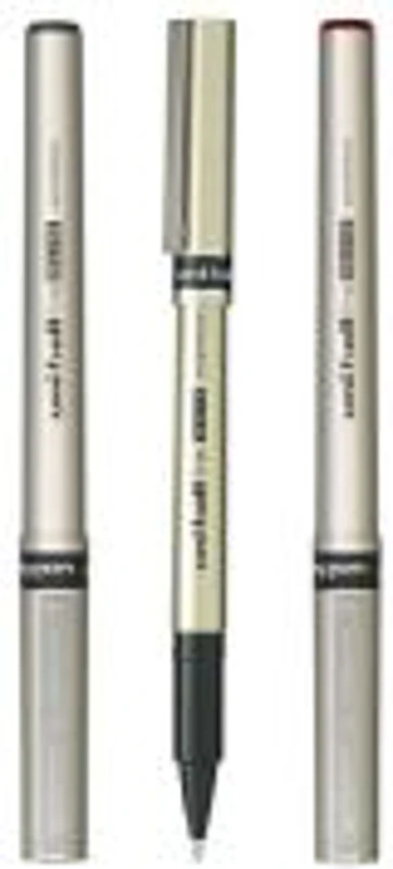 Roller Uni-ball DeLuxe UB-177, 0.7mm, corp auriu, detalii in culoarea scrisului