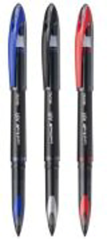 Roller Uni-ball AIR Micro UBA-188-M, 0.5mm, corp negru, detalii in culoarea scrisului