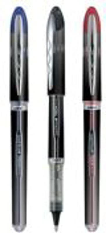 Roller Uni-ball Vision Elite UB-205, 0.5mm, corp negru, detalii in culoarea scrisului