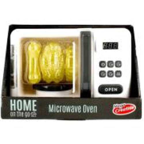 Electrocasnice de jucarie - cuptor cu microunde - cu sunete si lumini, alb-negru, MegaCreative 459619, 6+ ani
