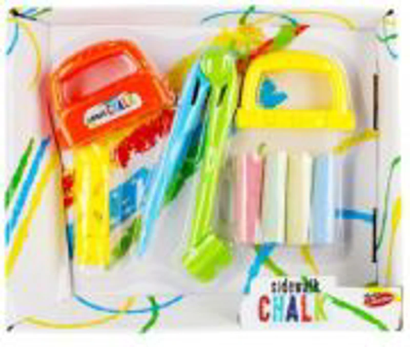 Set Mega Creative 476655, creta pentru asfalt cu ustensile, 8 piese