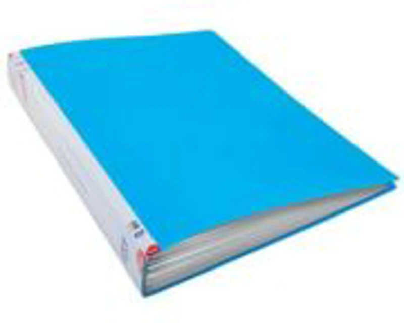Dosar de prezentare Noki 64180-NNP, A4, capacitate 80 folii, fara elastic, plastic - albastru