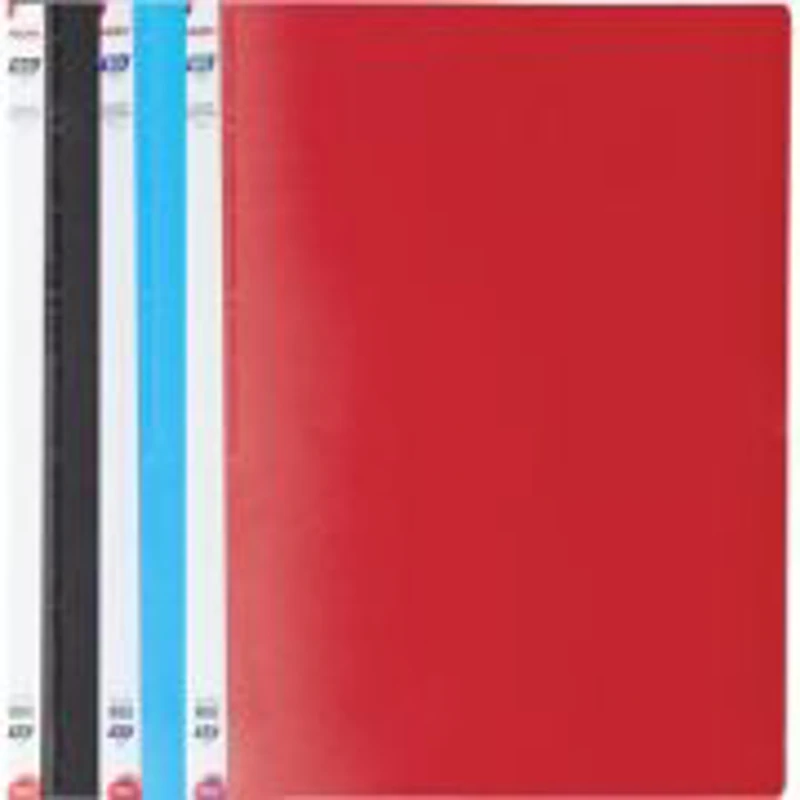 Dosar de prezentare Noki 64160-NNP, A4, capacitate 60 folii, fara elastic, plastic - rosu
