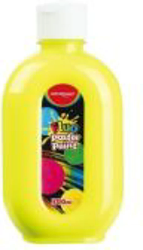 Culori tempera Keyroad, 300ml, galben fluorescent