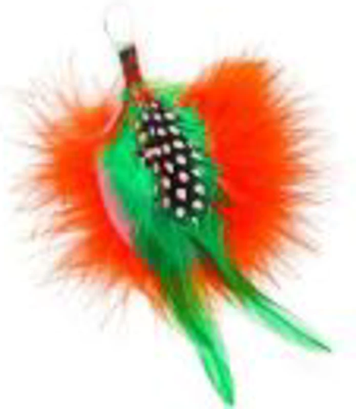 Accesorii creatie - pene, portocaliu, verde, 11-13cm, set 3 buc, Fiorello, GR-FE017 / 170-2621