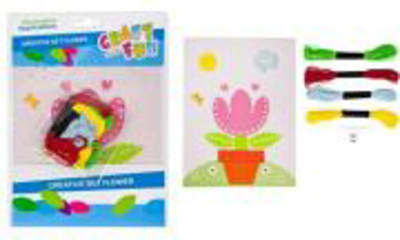 Accesorii creatie - floare, kit creativ sfoara, Craft with Fun, 445961