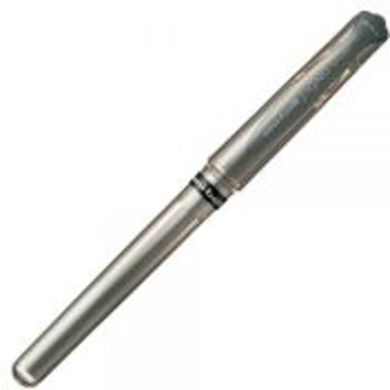 Pix cu gel Uni-ball Signo Broad UM-153, 1. 0mm, cu capac, argintiu metalizat